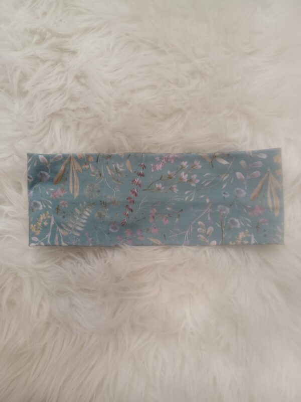 Stirnband Blumen mint