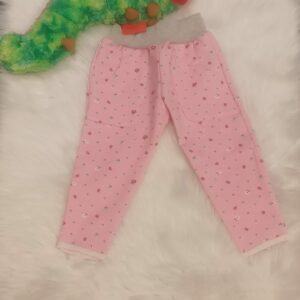Sweat Hose Blümchen rosa