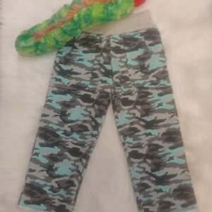 Sweat Hose Camouflage Tarnmuster grau türkis