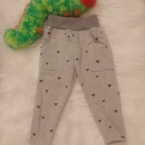Sweat Hose Herz grau