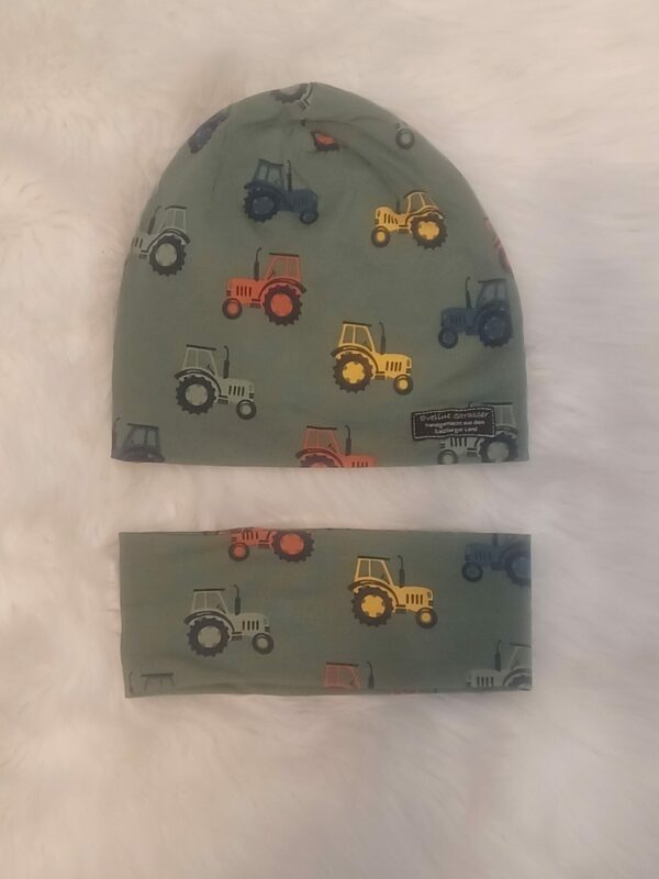 Mützenset Traktor