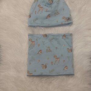 Wintermütze und Loop mit Warmfutter Waldtiere
