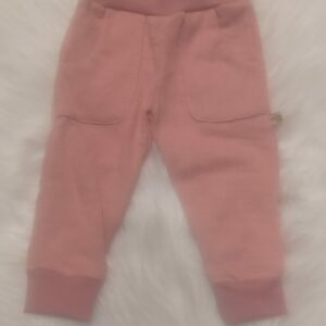 Hose Strick malve mit Bündchen